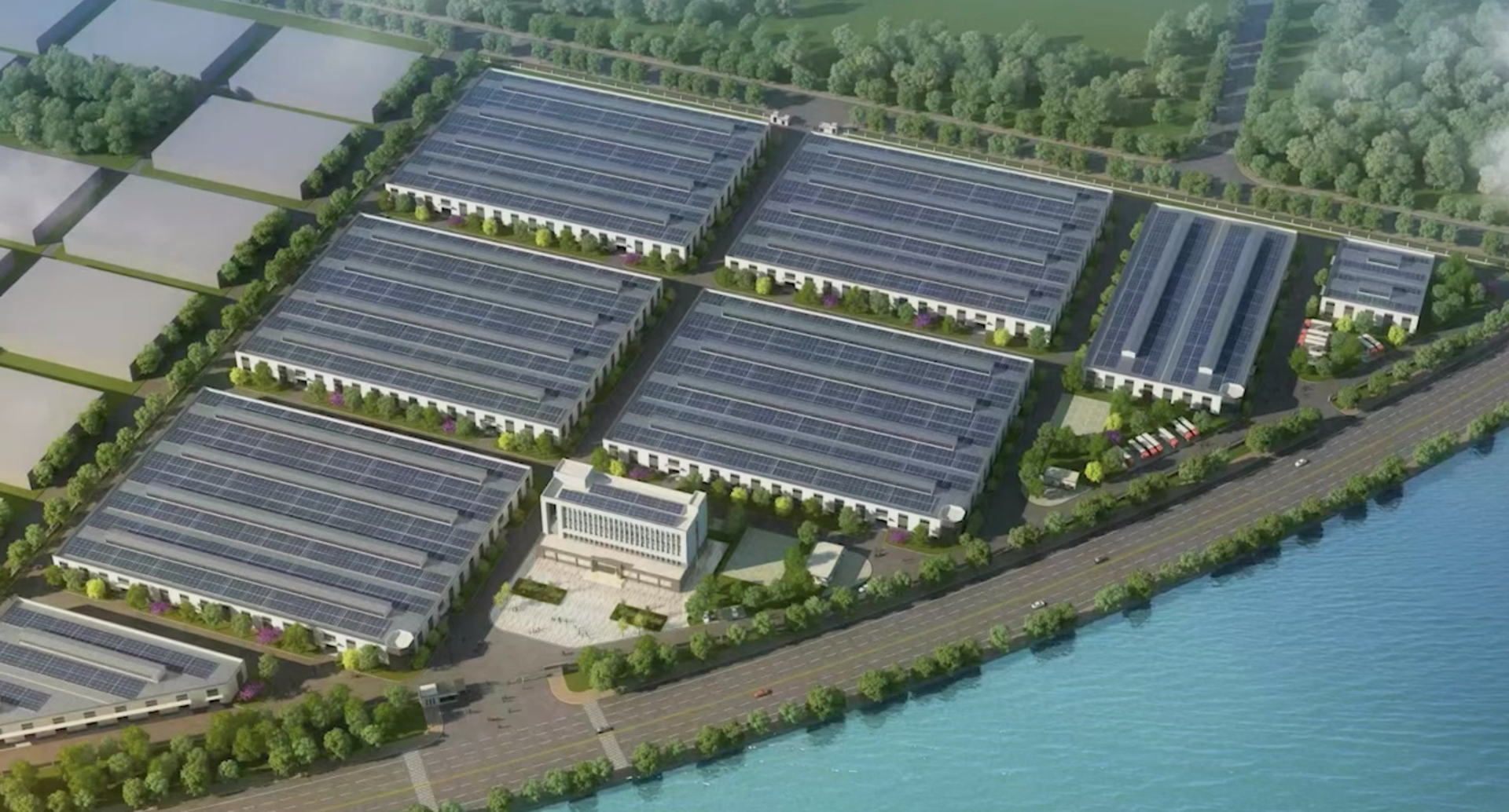 厦门讯成制作的智慧工厂三维动画建模