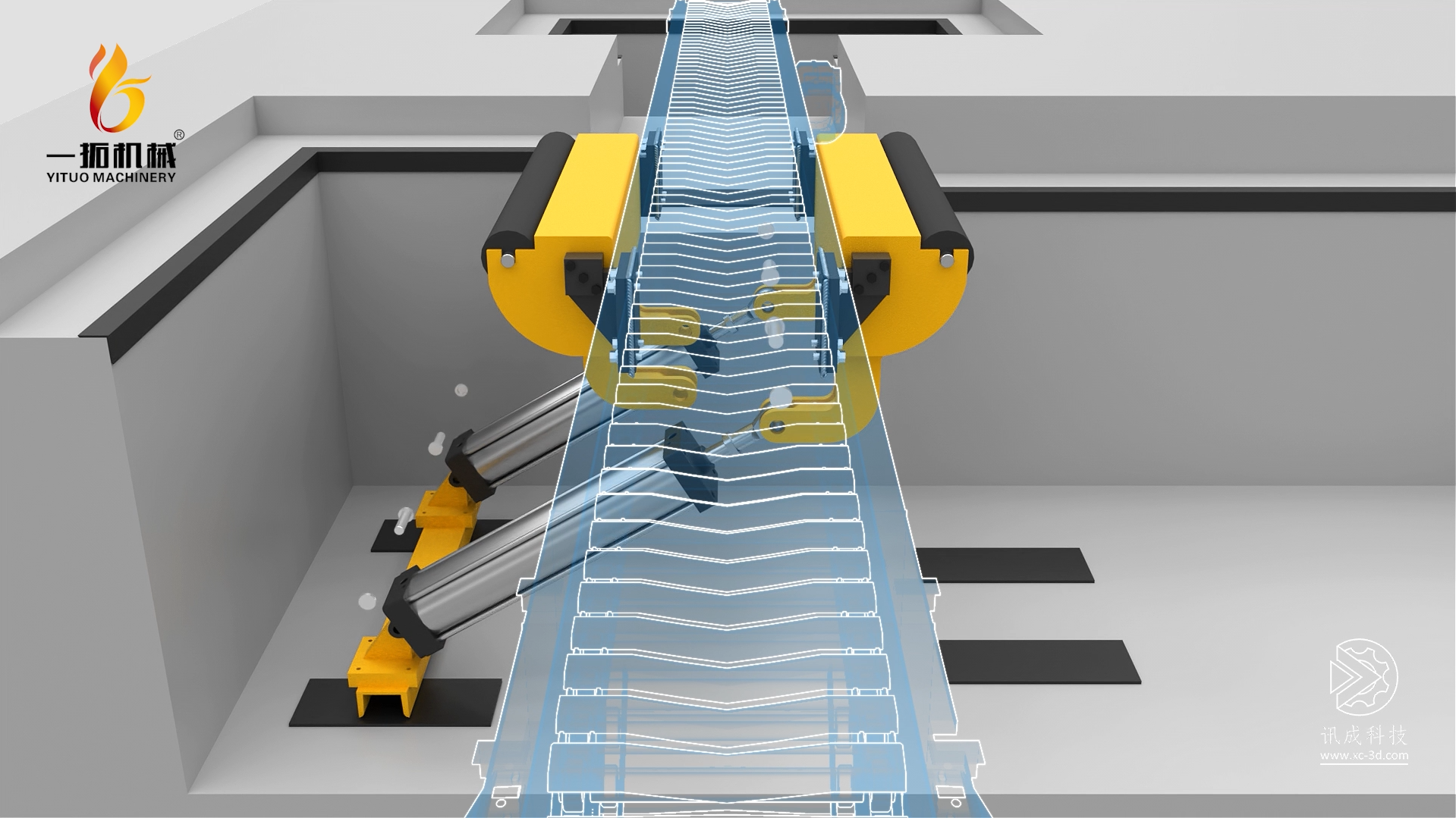 厦门讯成给一拓制作的三维动画